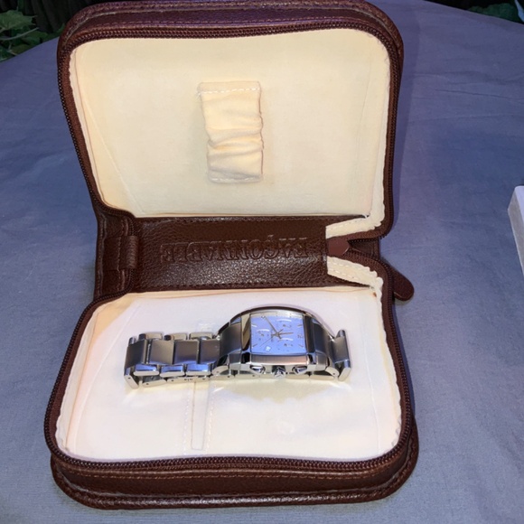 Beautiful Chronograph Faconnable Mezza Luna XL in Stainless Steel - Picture 7 of 7